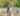 Sunken Garden Wedding Burgundy Gold