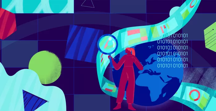 Abstract AI obstervatory illustration